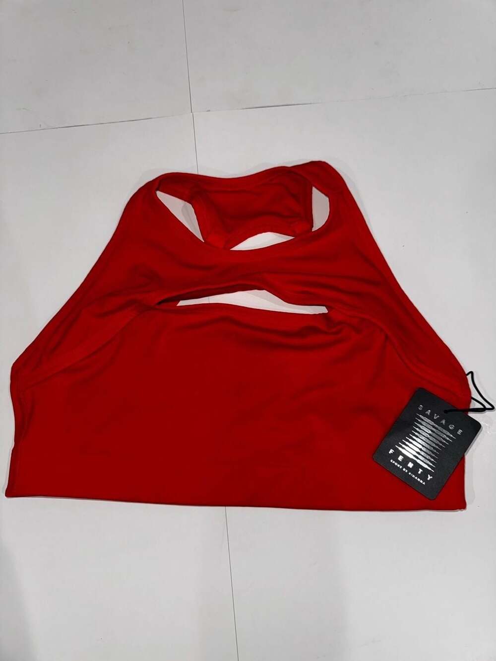 Savage X Fenty Red Cut Out Sports Bra Size 1X
